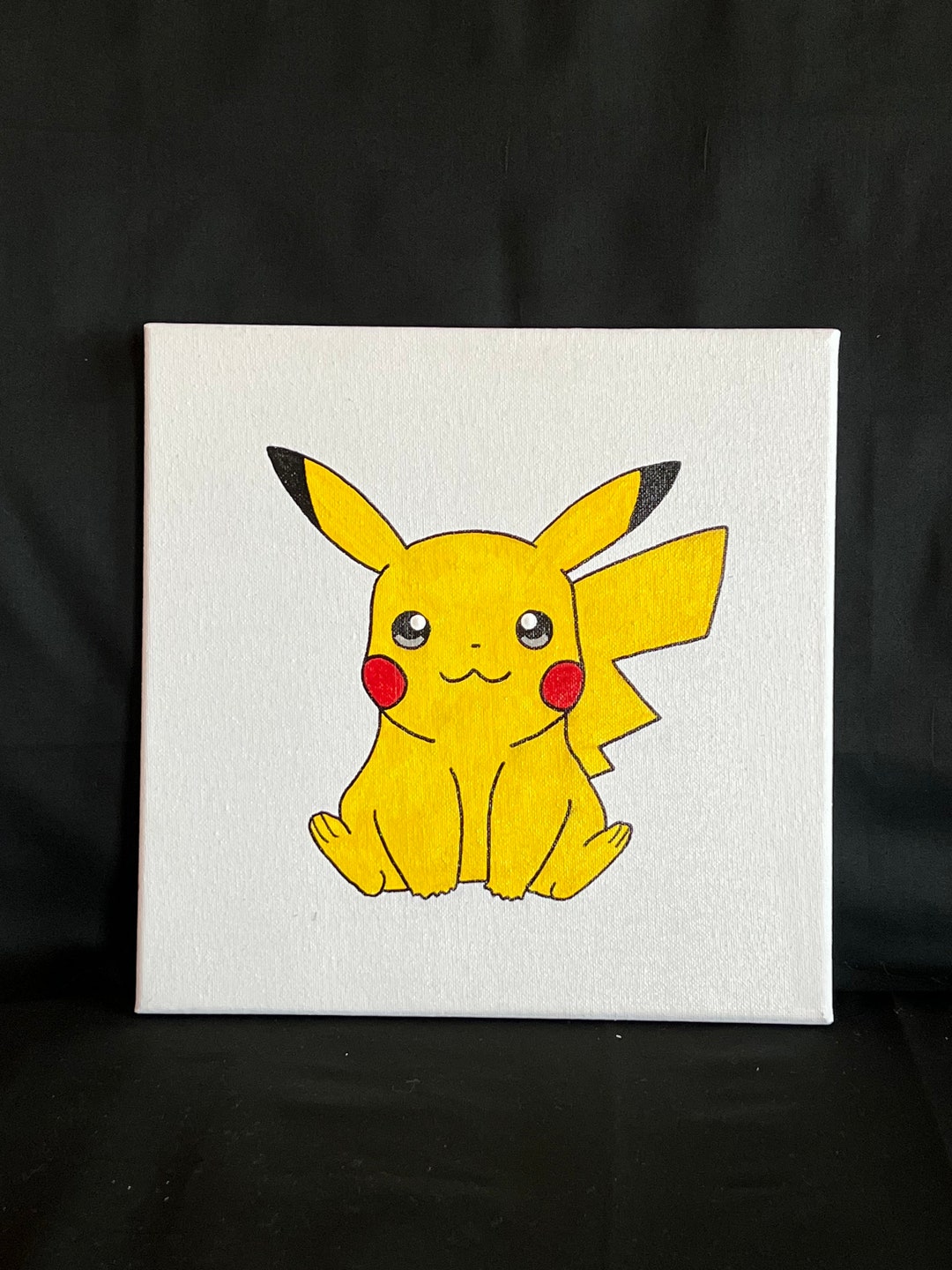 Pokemon Pikachu Canvas Painting - Etsy