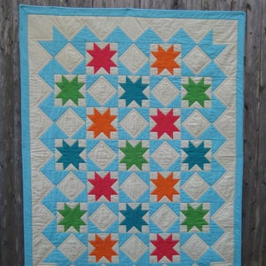 Solid Star Baby Quilt PDF Quilting Pattern (SMS-105PDF)