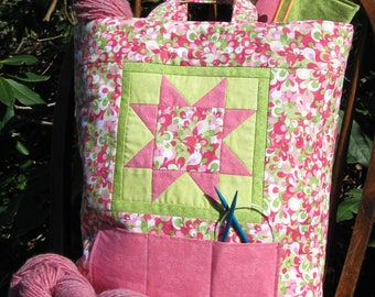 Knitting Organizer Tote PDF Quilting & Sewing Pattern (SMS-102PDF)