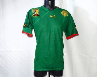 CAMEROON Vintage 2000s Puma Football National Team Shirt Jersey