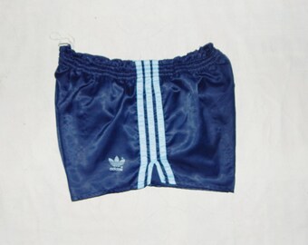 adidas shiny shorts vintage
