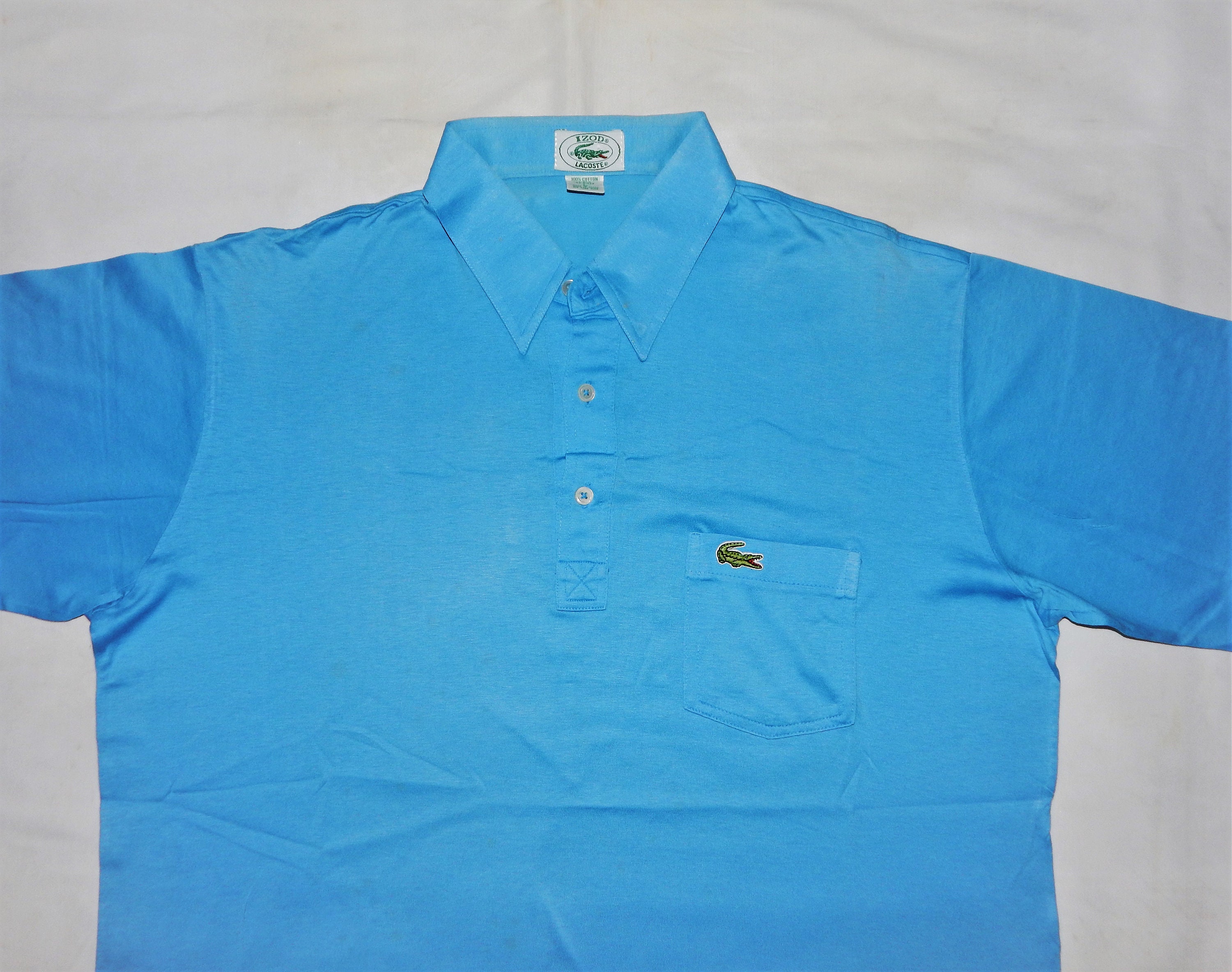 LACOSTE IZOD Vintage 70s Made in Japan Men's Tennis Polo Shirt