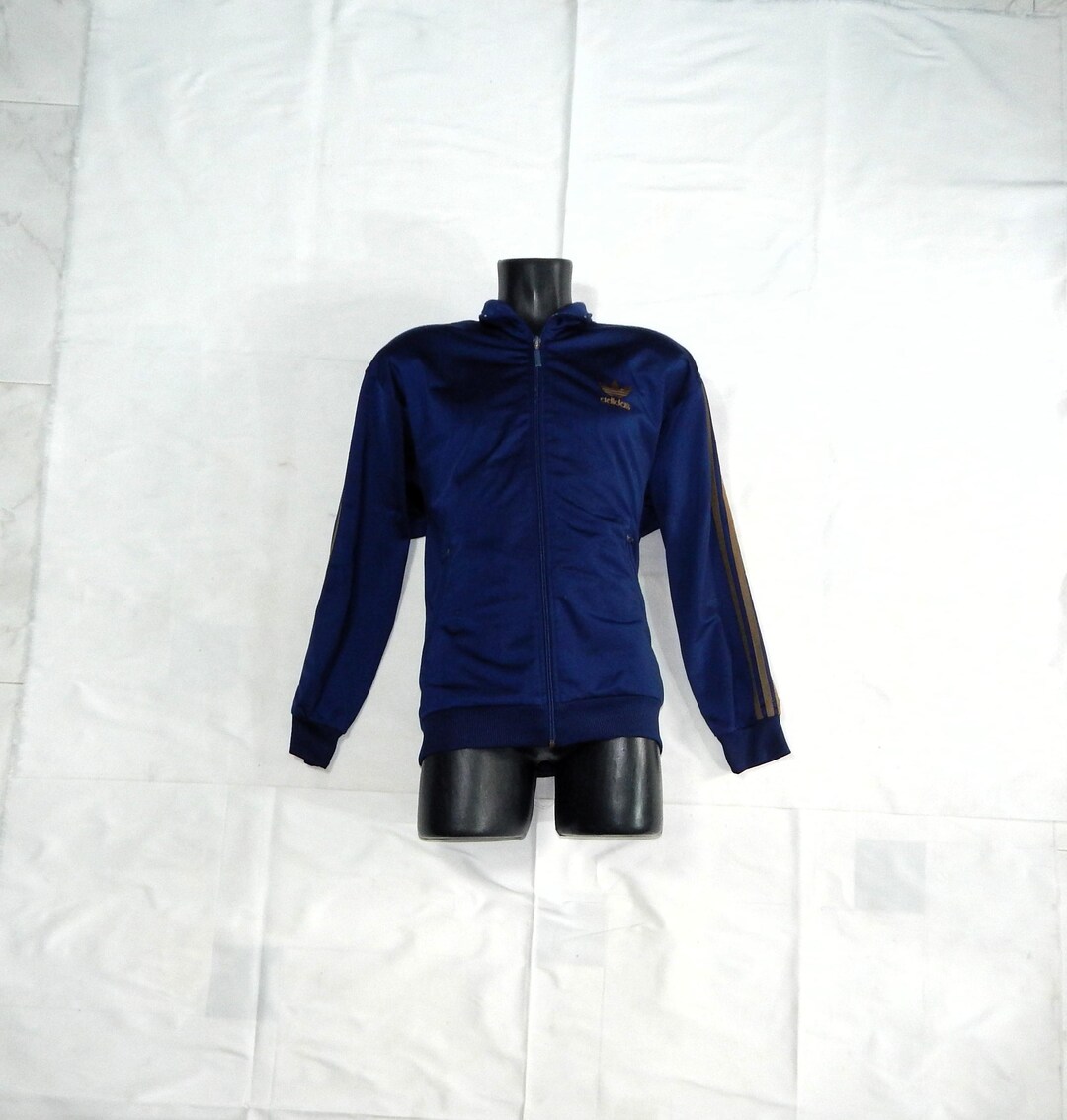 Adidas Vintage 90s Trefoil Adults' Tracksuit Top Jacket, Label Size D4 ...