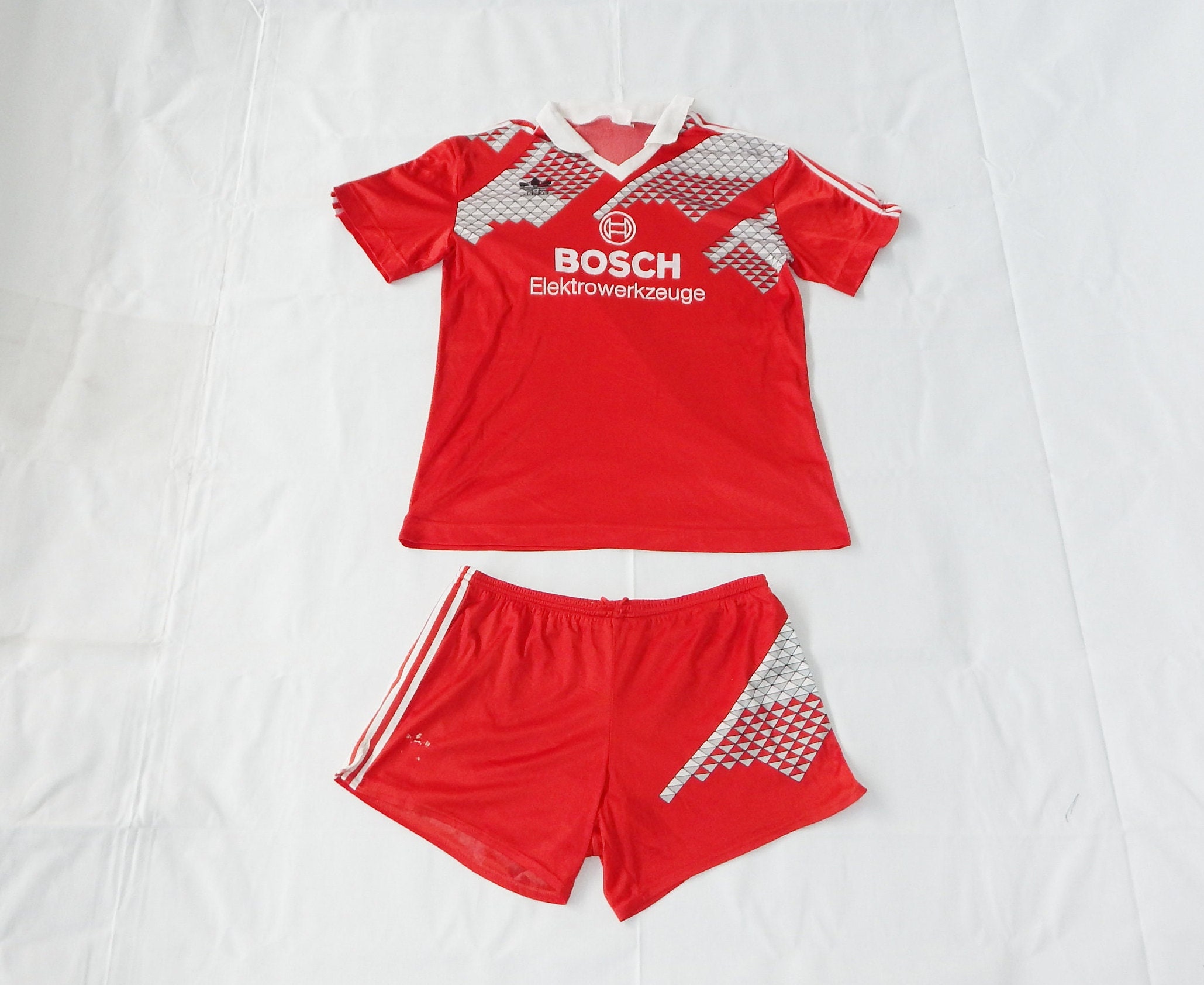 ADIDAS Vintage 1980s Rare by Ventex Football Team Set Shirt and