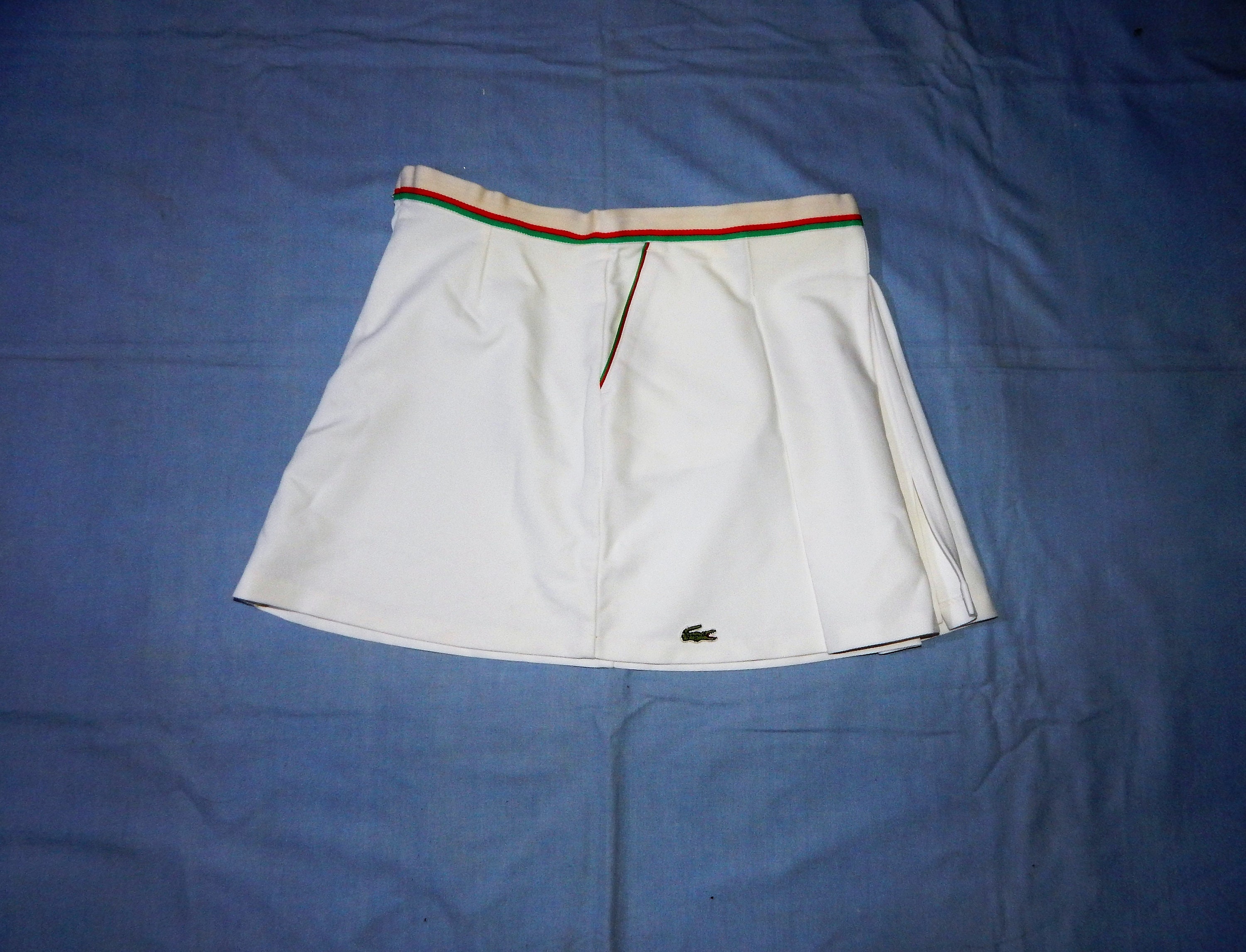 LACOSTE Vintage 70s Rare Women's Tennis Pleated Skirt , Size