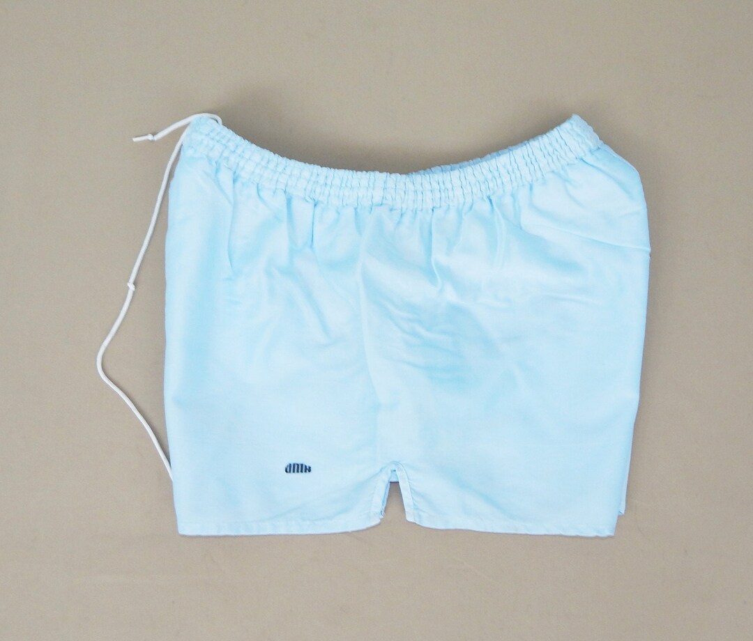 PUMA Vintage 80s Adults Football Shiny Shorts Label Size 7 Light 
