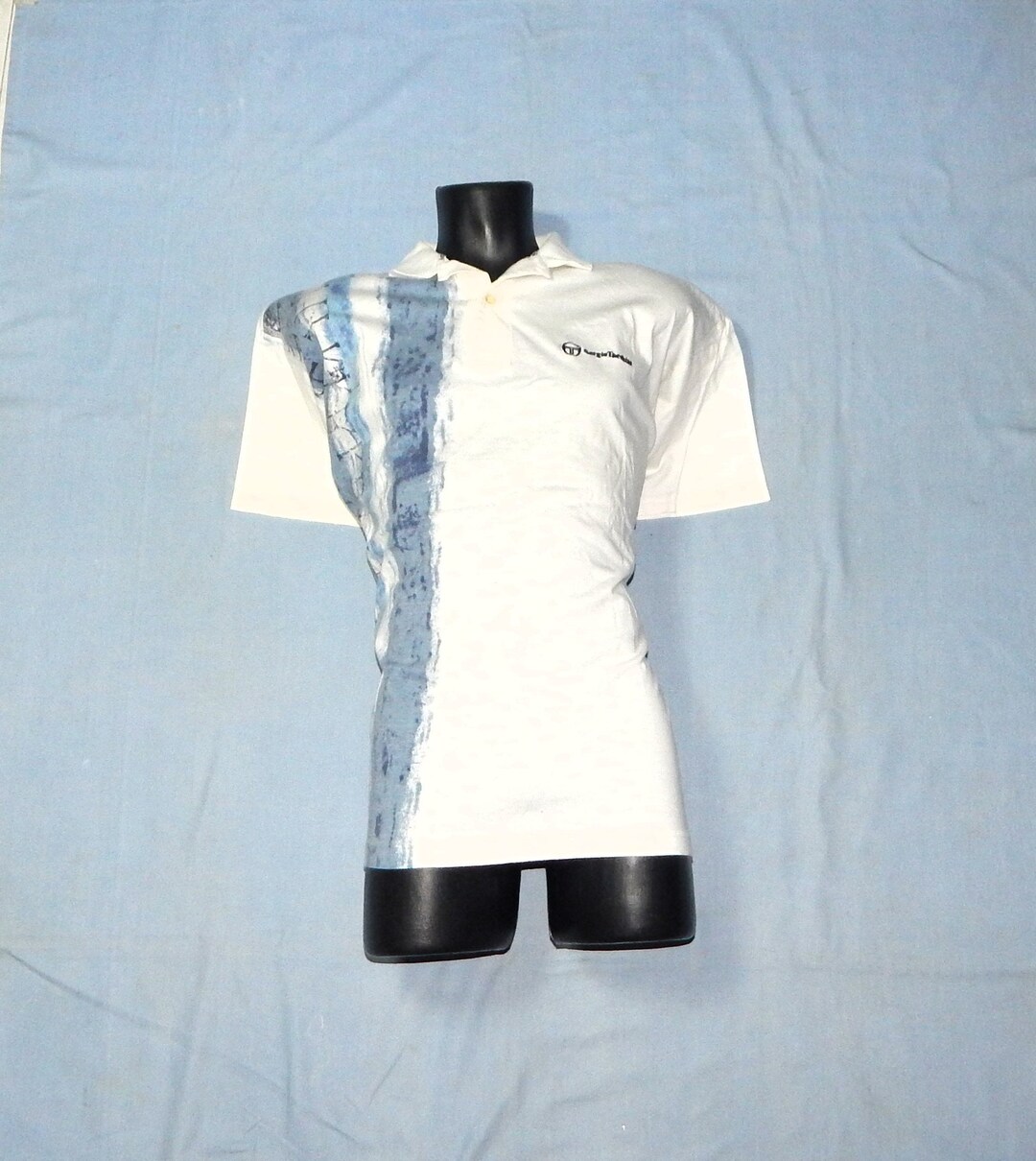 SAMPRAS Sergio Tacchini Vintage 90s Men's Tennis Cotton Polo