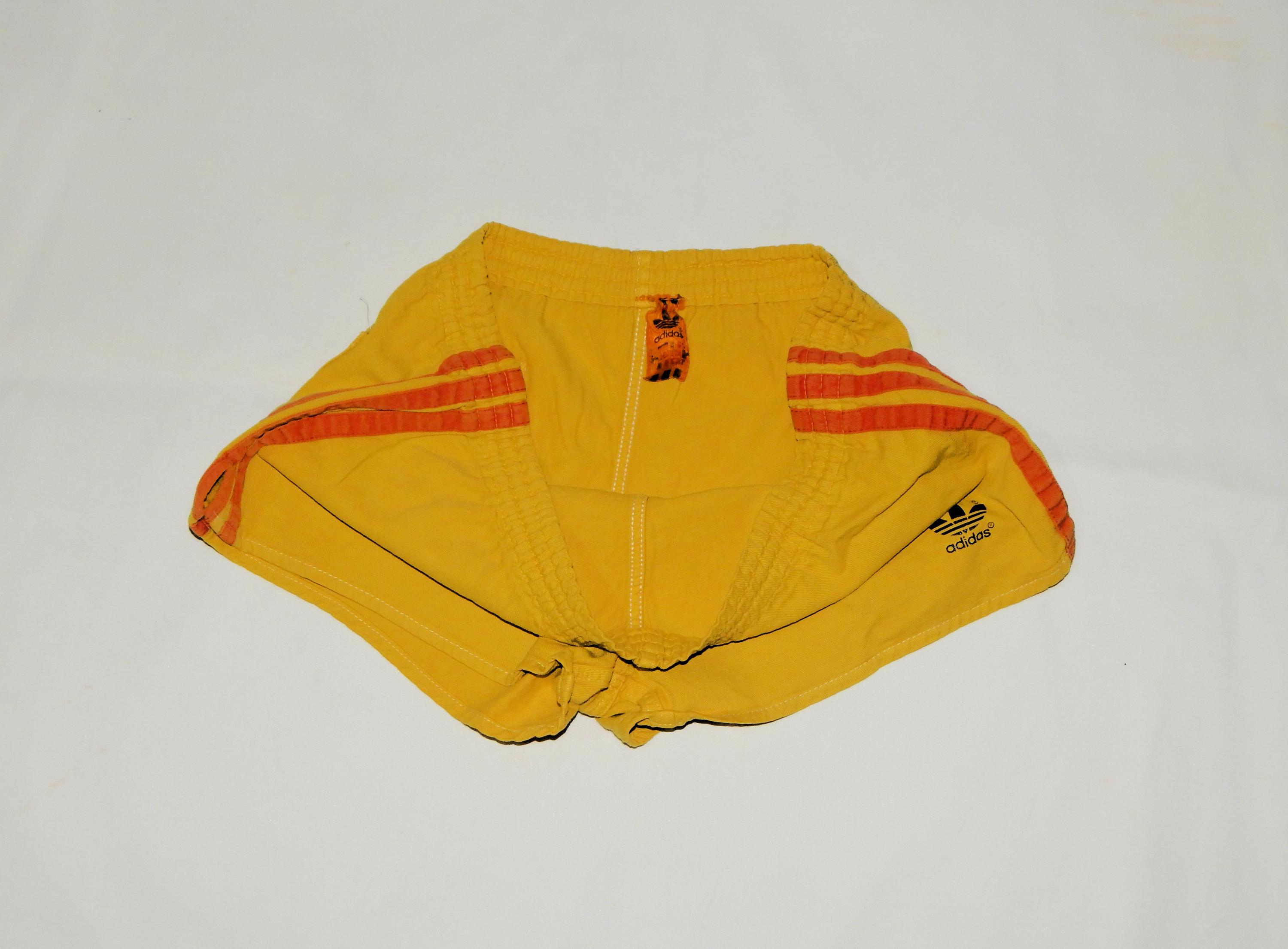 Adidas Vintage 80s Rare Brazil Short Shorts Made in W