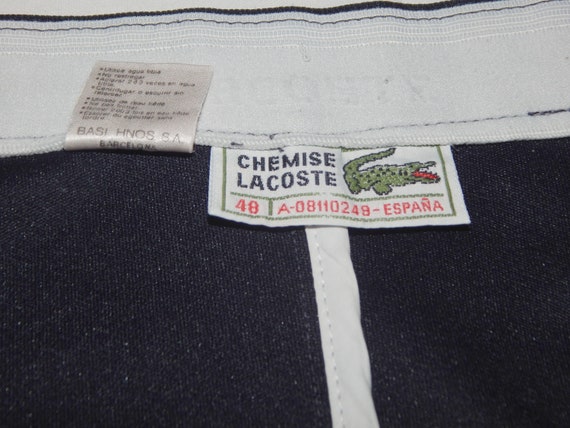 Lacoste Vintage 1970/80s Rare Made in Spain Men's… - image 4