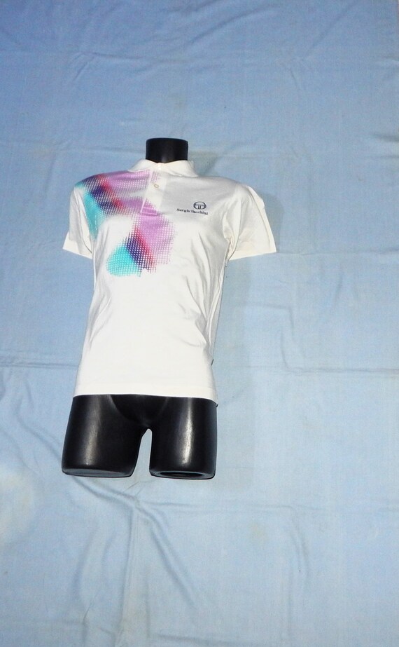 Sergio Tacchini Sampras Vintage 90s Men's Tennis Cotton Polo