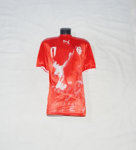 Puma Tunisia Jomaa Football Team Jersey Shirt. Label Size XL. - Etsy Israel