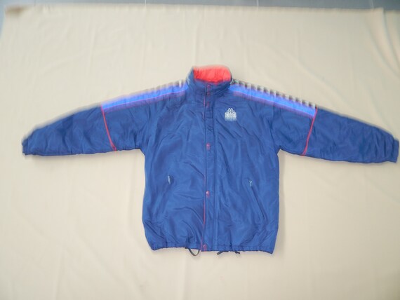 Pantalon De Jogging Vintage Kappa Années 80-90 - Logo Full Stripe - Taille XL Bleu