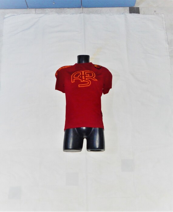 Maillot De Foot Vintage Kappa AC Roma - Manches Longues Taille XL Homme - Occasion