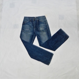 Dolce & Gabbana Vintage 80s Amazing Rare Men&#39;s Denim Blue Jeans Pants. Label Size: W34. Blue