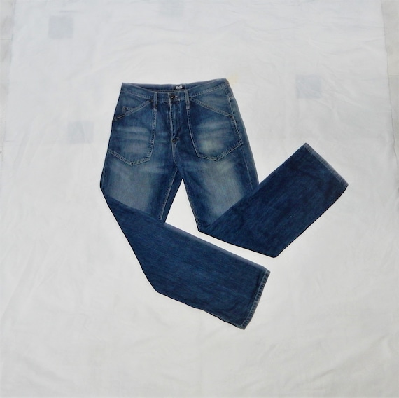 Dolce & Gabbana Vintage 80s Amazing Rare Men's Denim Blue Jeans