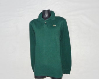 LACOSTE Vintage 70s Men's Long Sleeves Cotton Piqué Polo Shirt