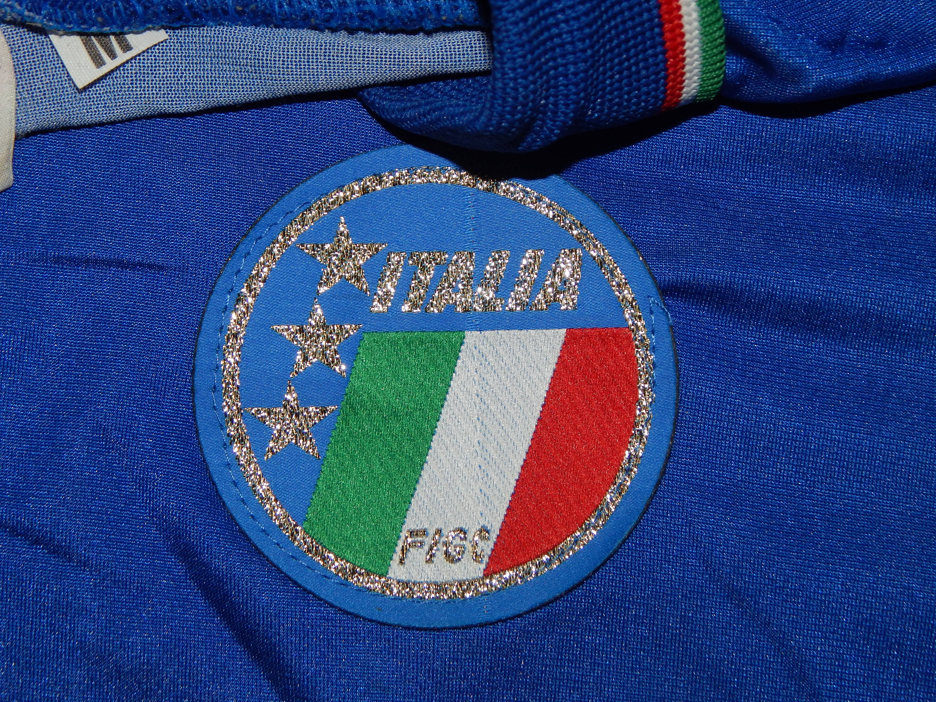 Maillot De Football Italie Années 80 - Diadora FIGC - Taille L - Occasion Bon état