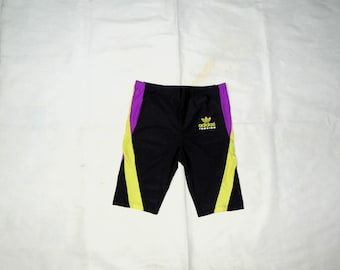 Adidas Torsion Vintage 80er Jahre seltene Jugoslawien Herren seltene Sportshorts, Größe It 4, D 4, Us/Uk S(M. Mehrfarbig