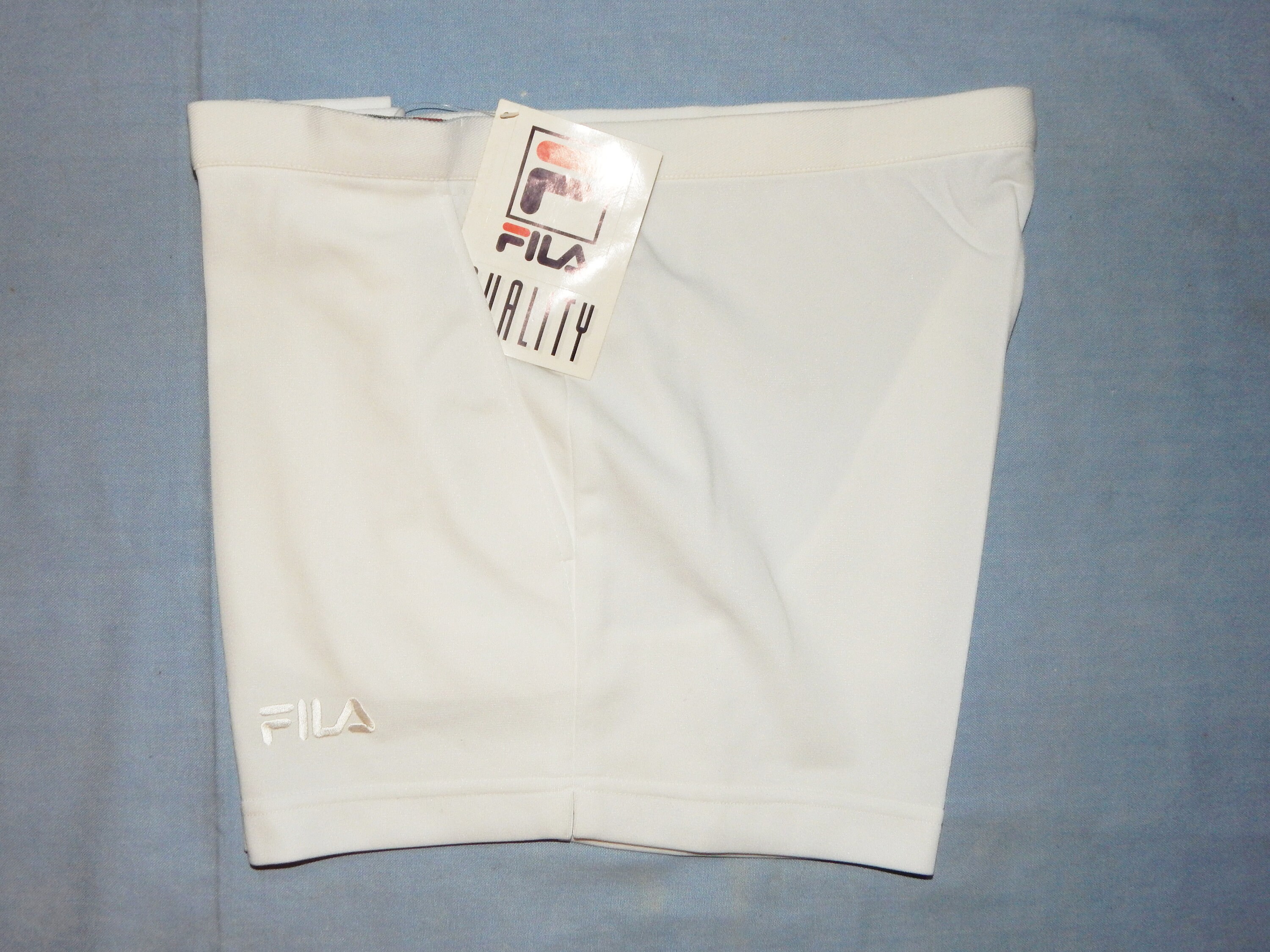 Image of Fila Vintage 80S Italia New Men's Tennis White Shorts.size 52 It, Uk/Us 36, F44