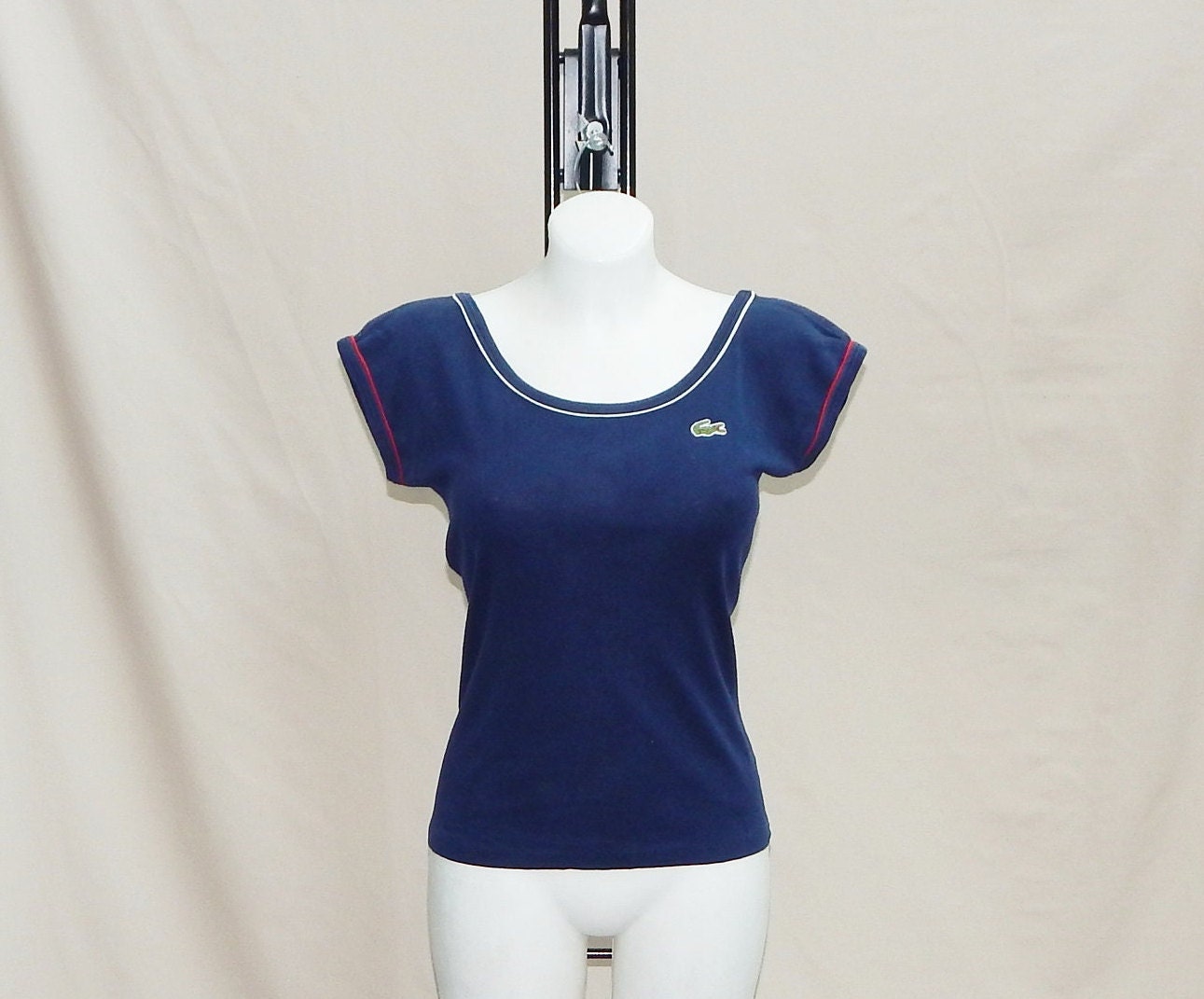Cropped Lacoste Polo - Etsy