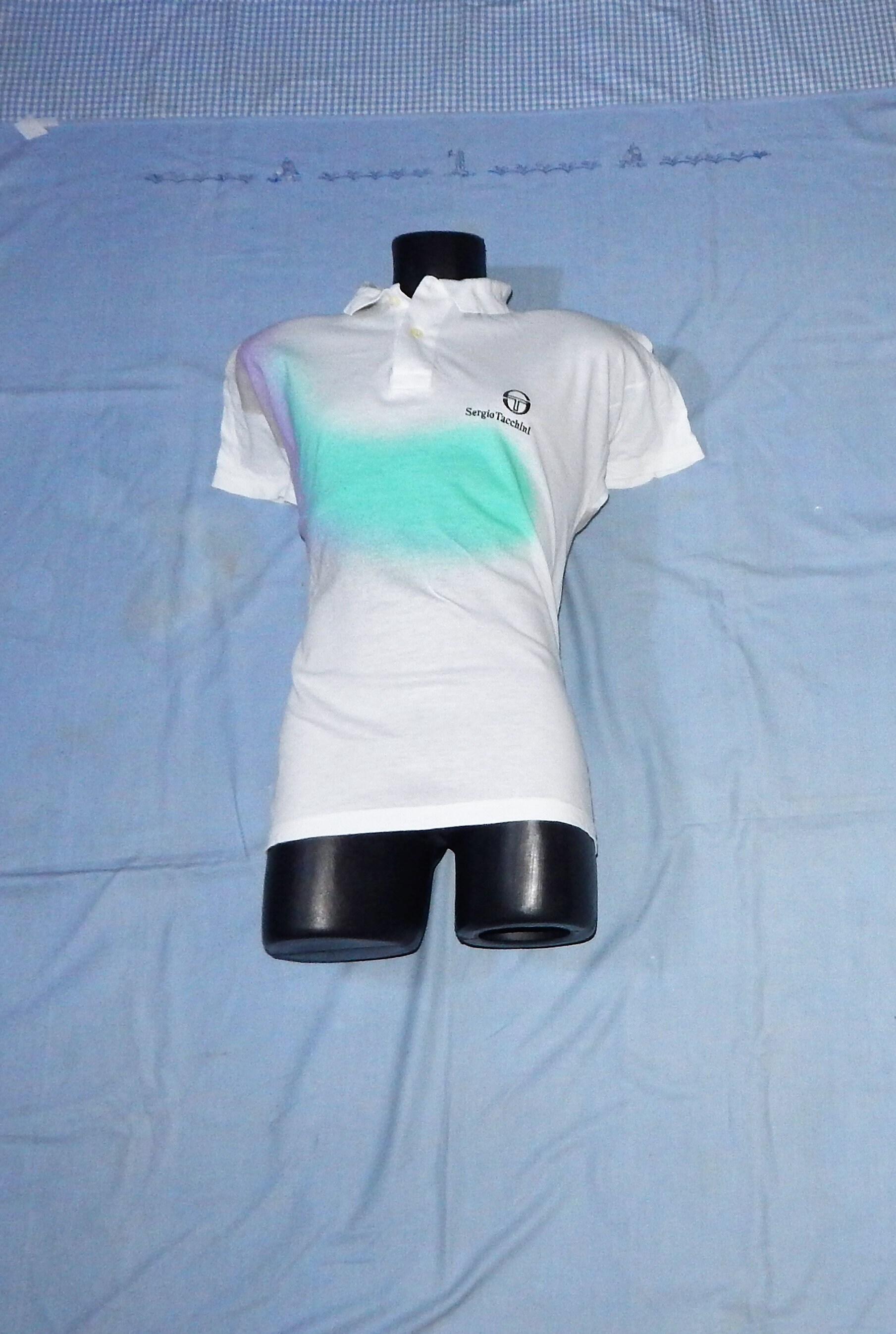 Vintage 90s Sergio Tacchini Pete Sampras Tennis Polo Shirt