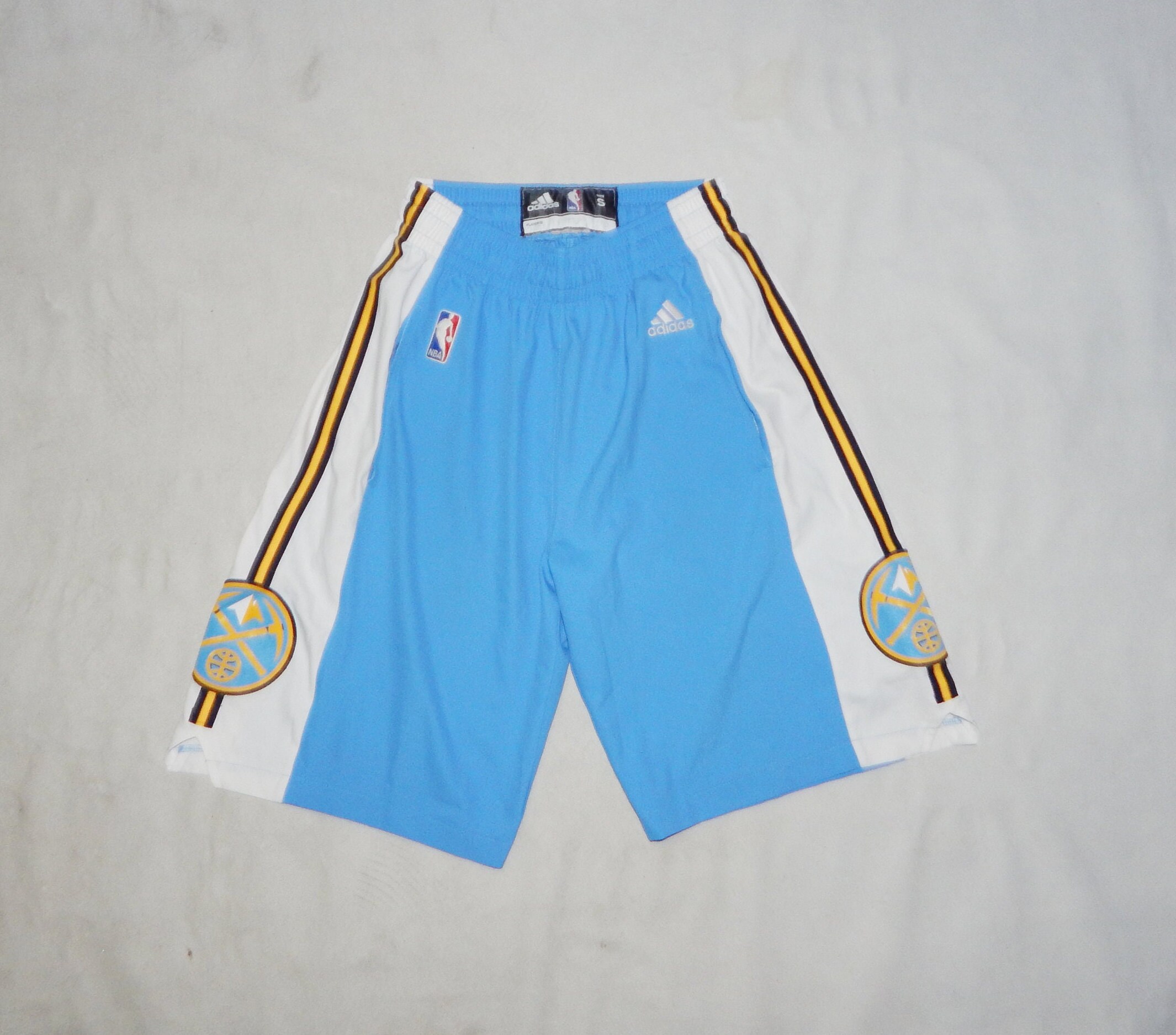 DENVER NUGGET Adidas Official NBA Adults' Basket Shorts