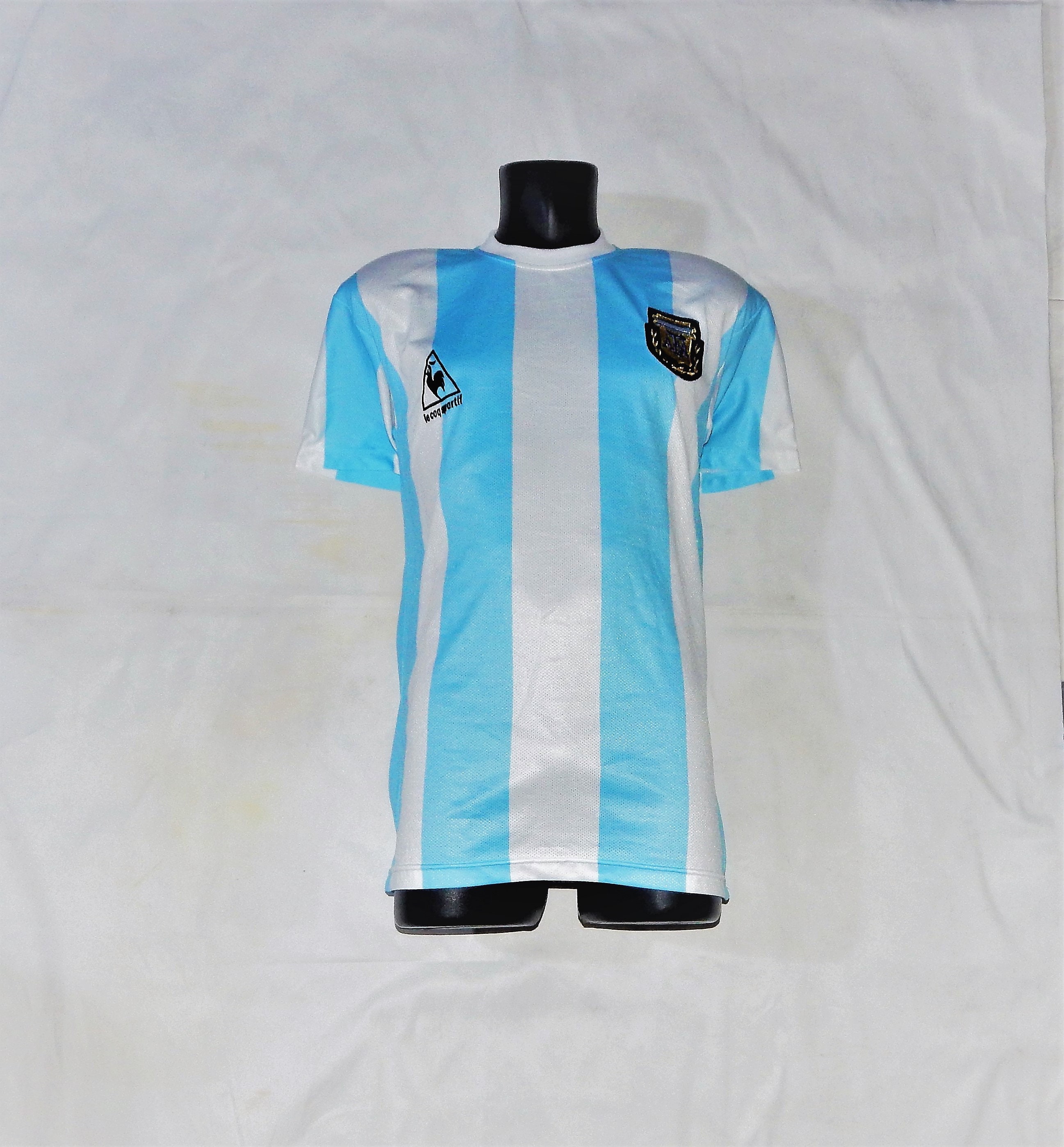 ARGENTINA Maradona Vintage WC 1986 Style Le Coq Sportif 