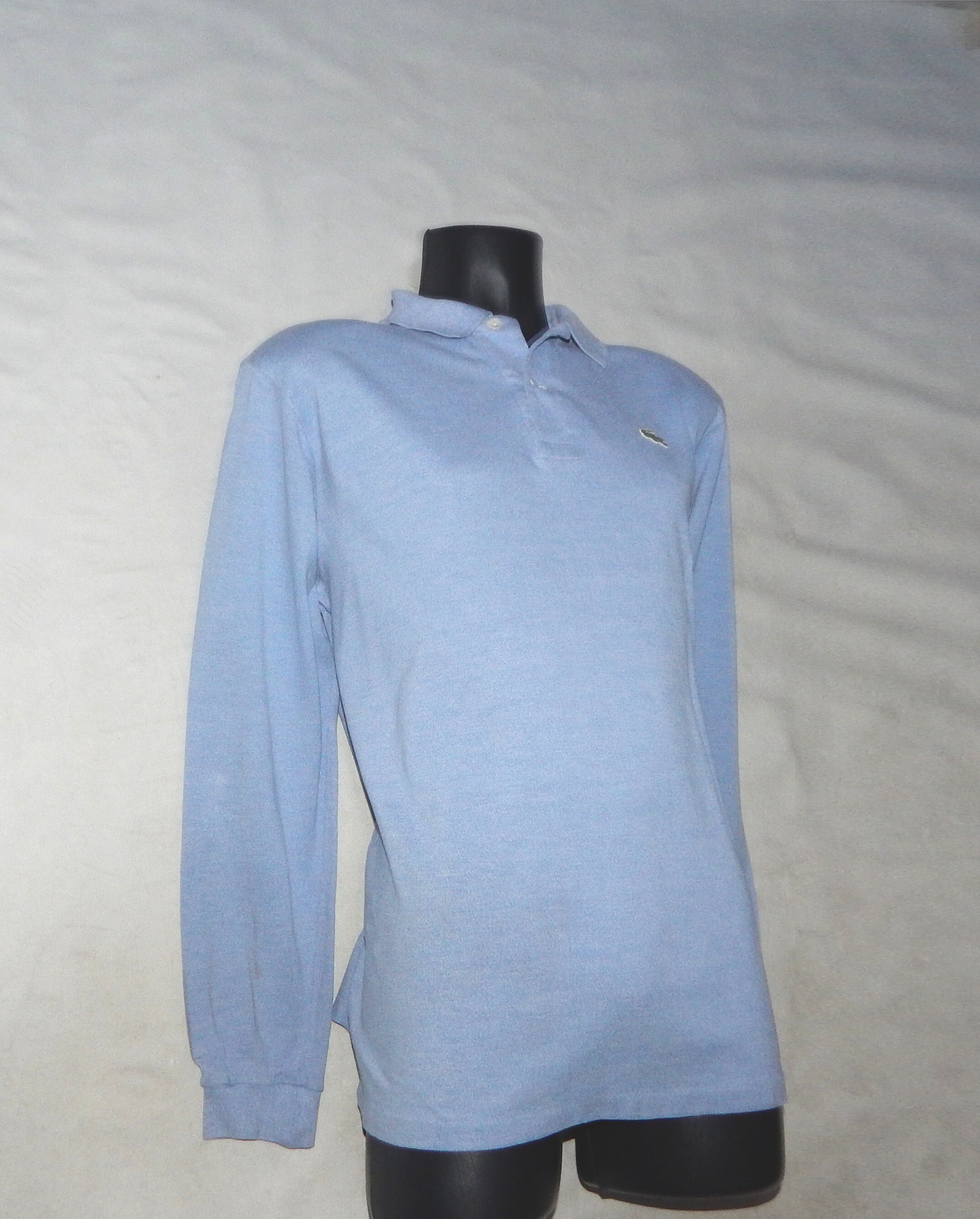 LACOSTE Vintage Late 70s to 80s Men's Collared Long Sleeves Polo