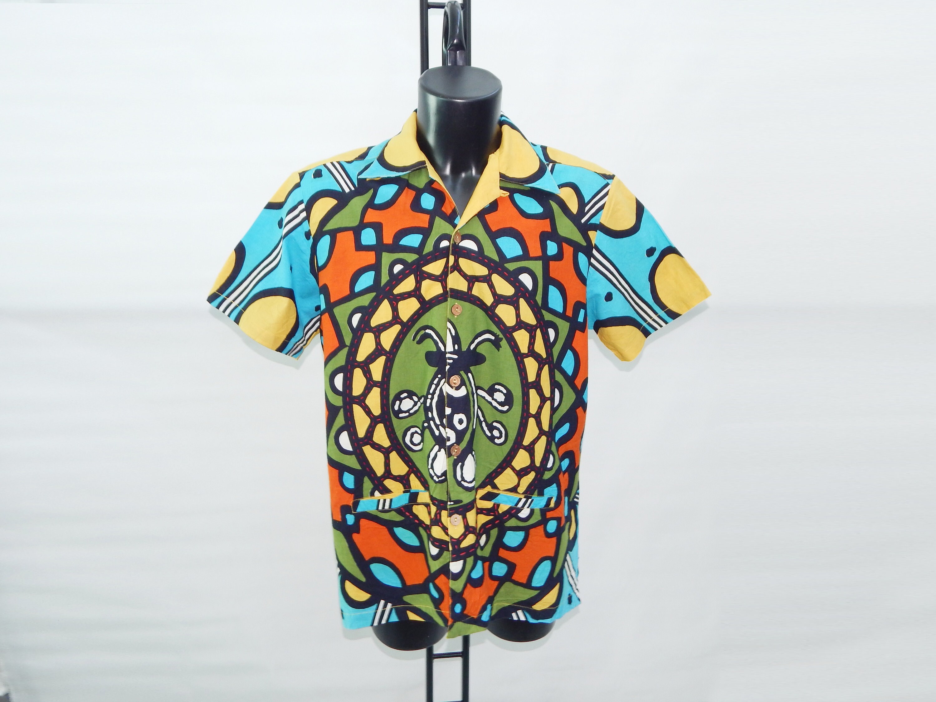 【REPLAY】★Replay Hawaiian Shirt★ REPLAY Vintage 80s Hawaiian Style Excellent Rare Men's Short