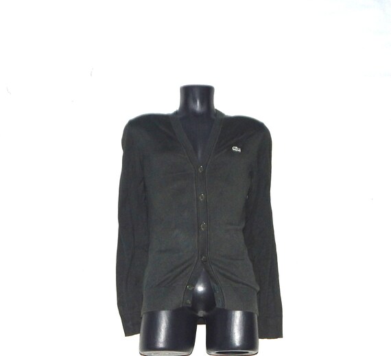 Lacoste on sale black cardigan