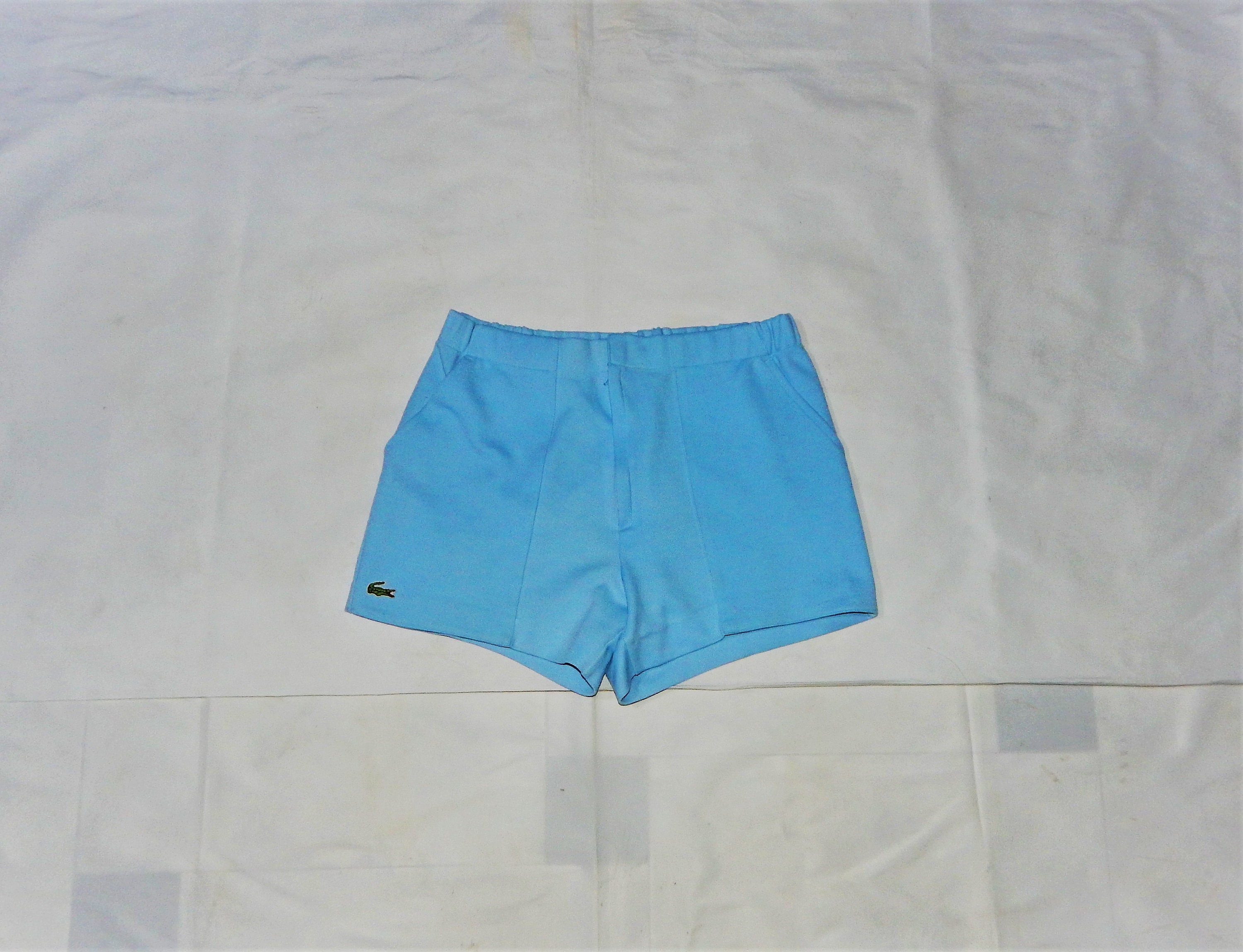 Lacoste Fleece Shorts Sky Blue - 80s Casual Classics