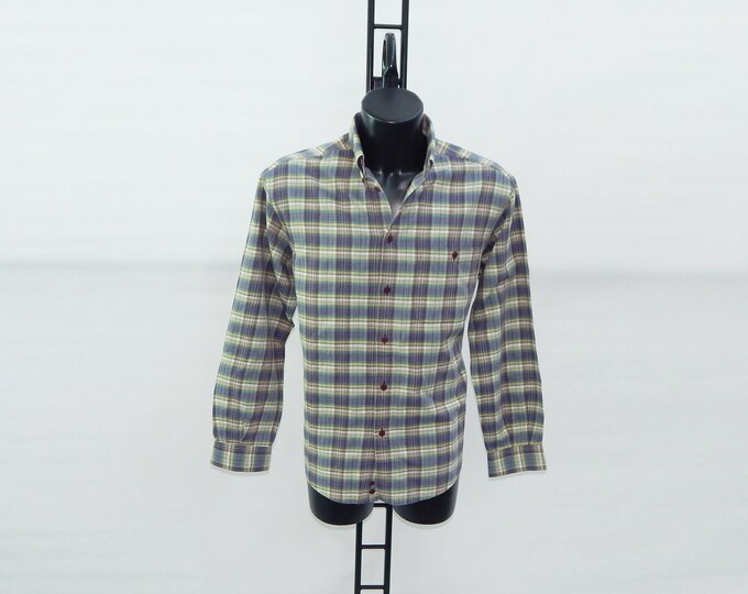 Missoni sport vintage grid pattern check shirt