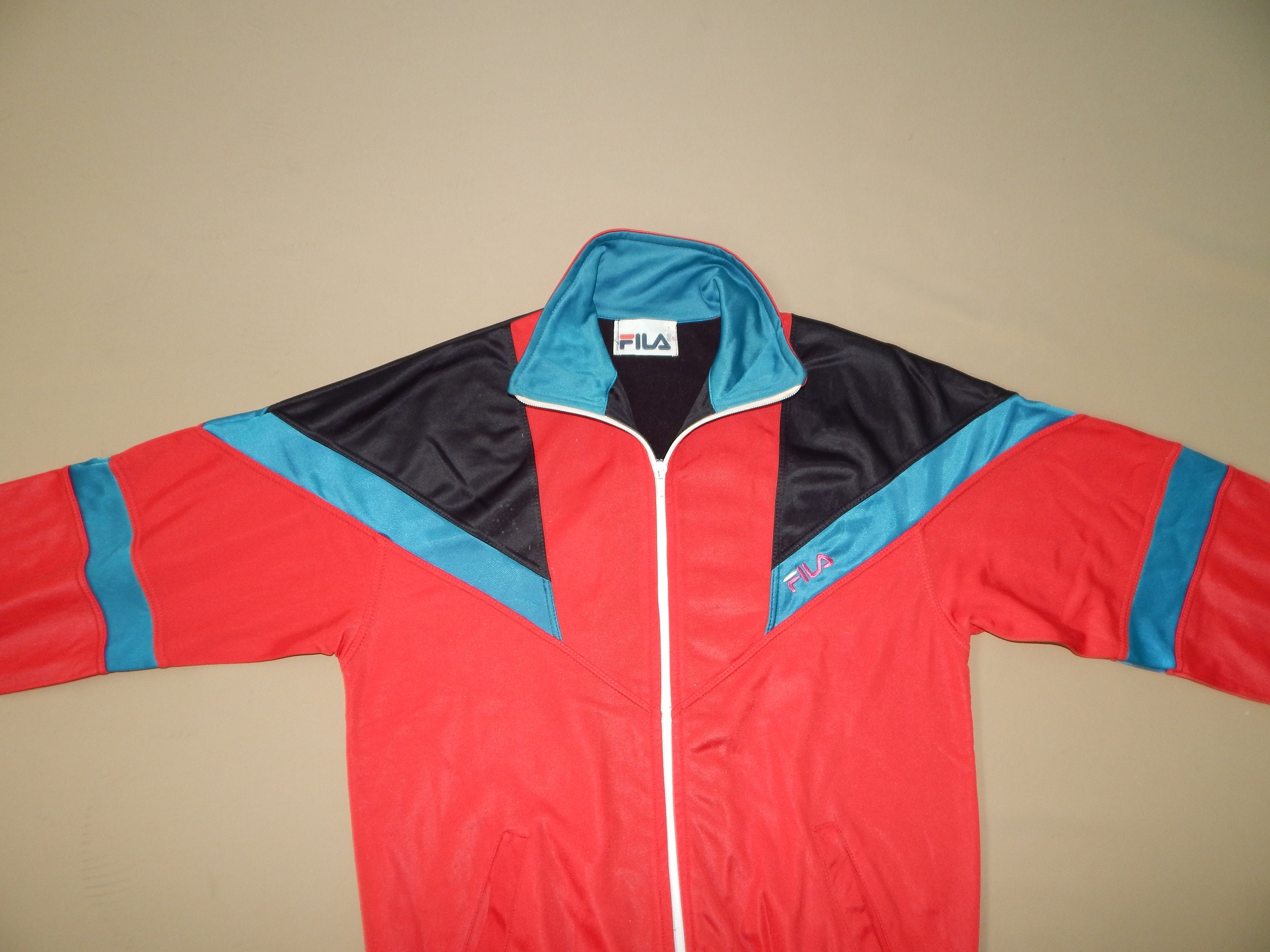 Fila 80s Adults' Training Sport Tracksuit Top - Etsy