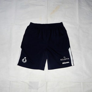 MIKASA Vintage 90s Italy national team volleyball Shorts, Size L Adults',  Blue, white