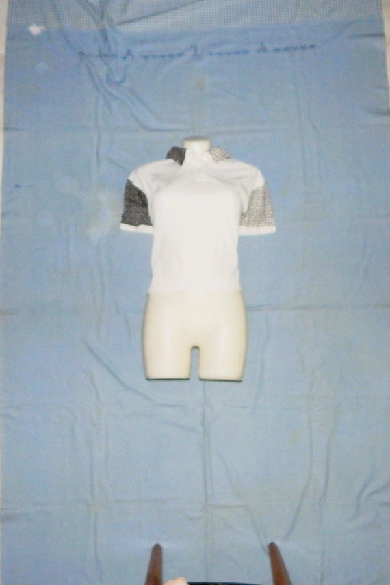 Lotto, LOTTO Navratilova Collection Vintage 90s Women's Tennis Polo shirt . Size It 52, D 48, Uk 20, Us XL White, Black
