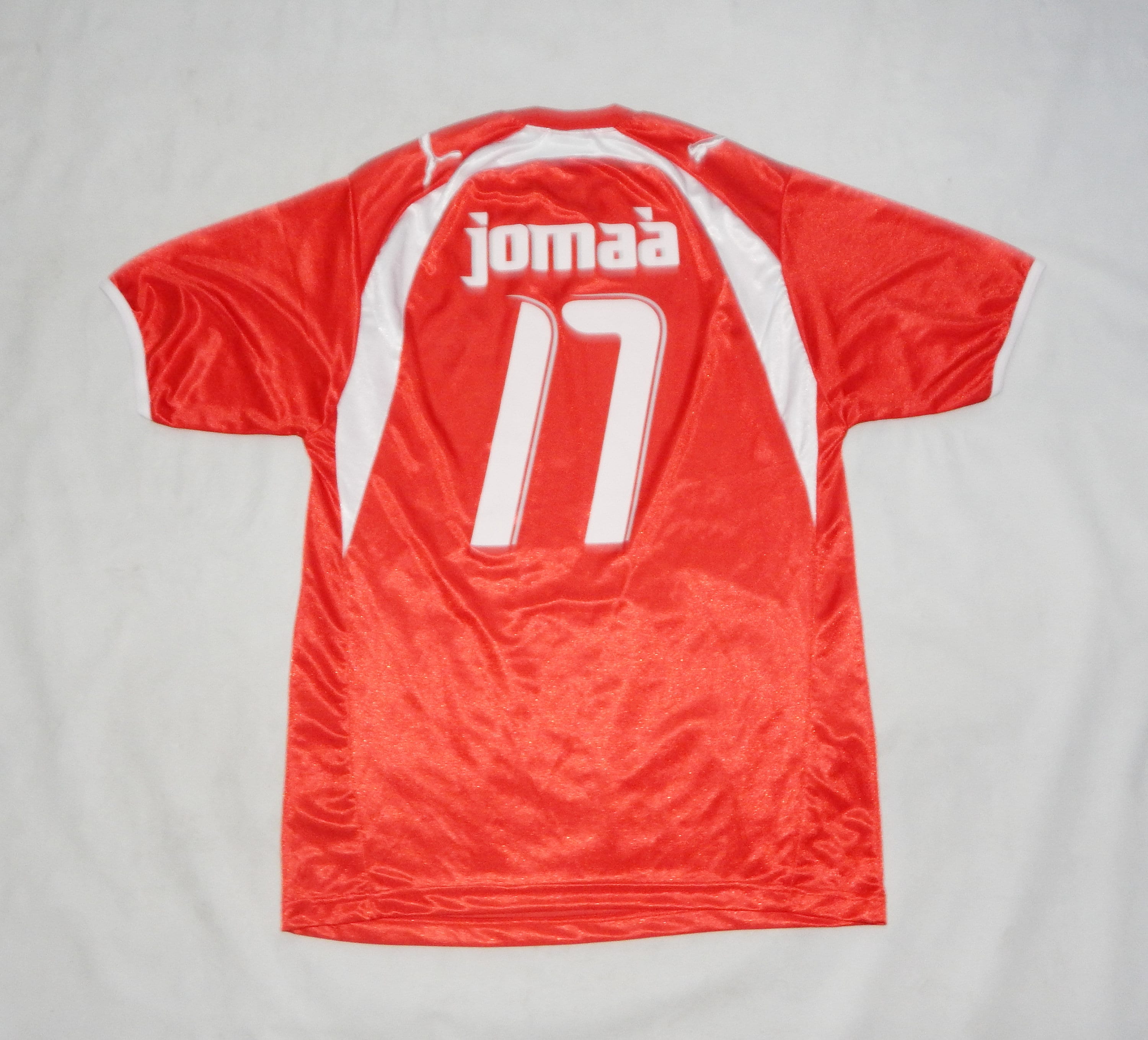 Puma Tunisia Jomaa Football Team Jersey Shirt. Label Size XL. Red