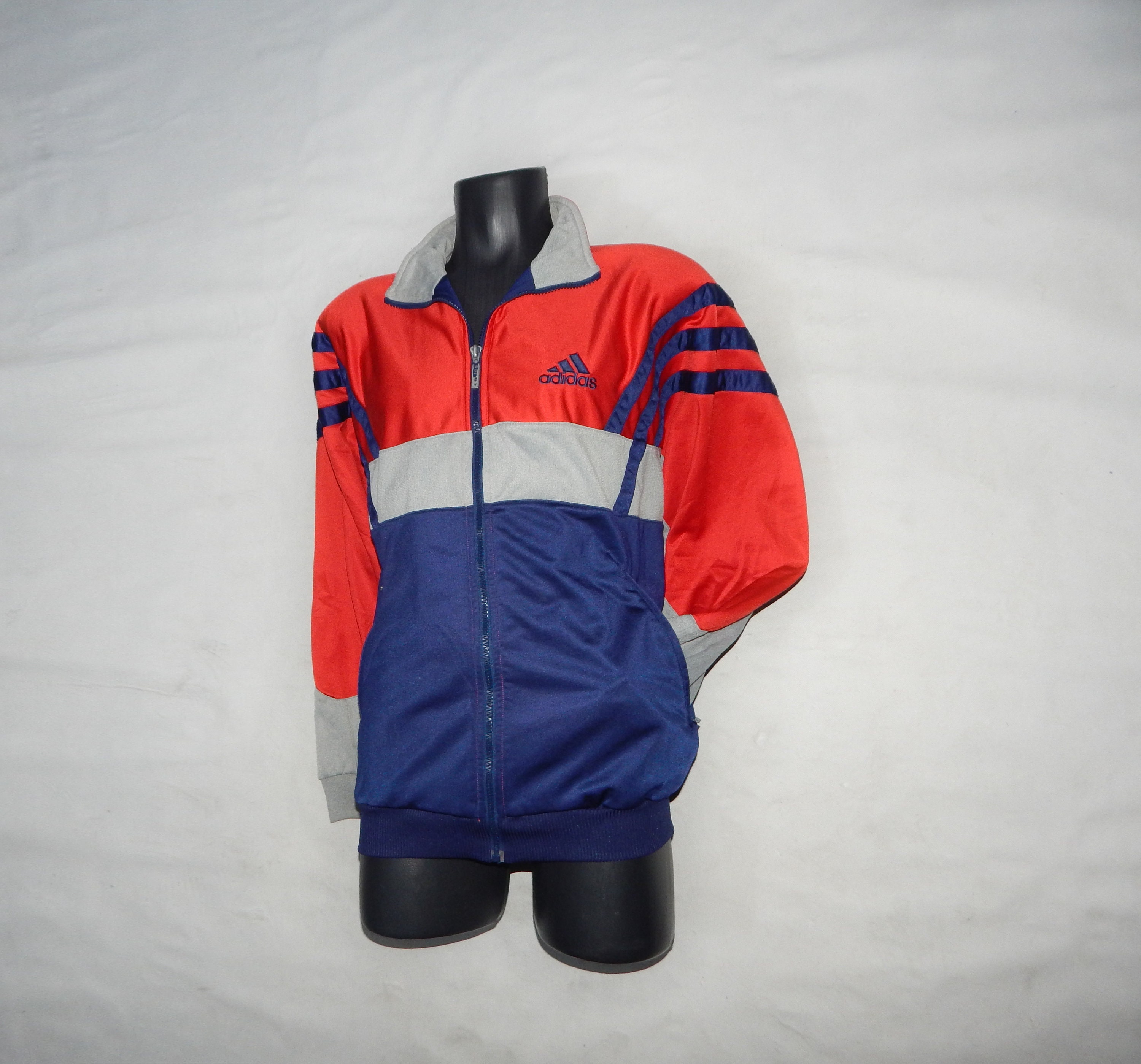 Adidas Vintage 90s Adults' Training Sport Tracksuit Top - Etsy Canada