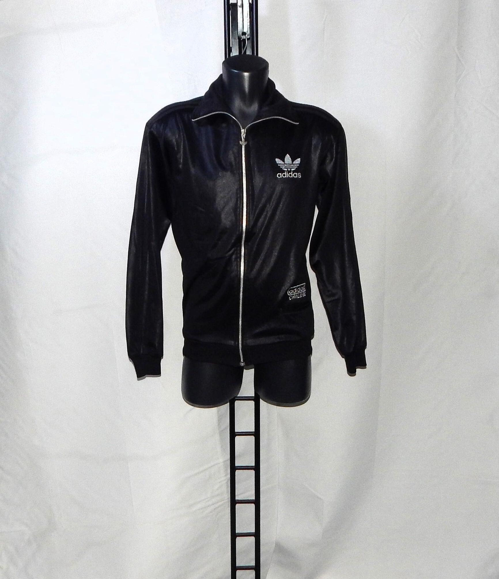 00s Adidas Chile 62 Big Trefoil Shiny Tracksuit / Vintage