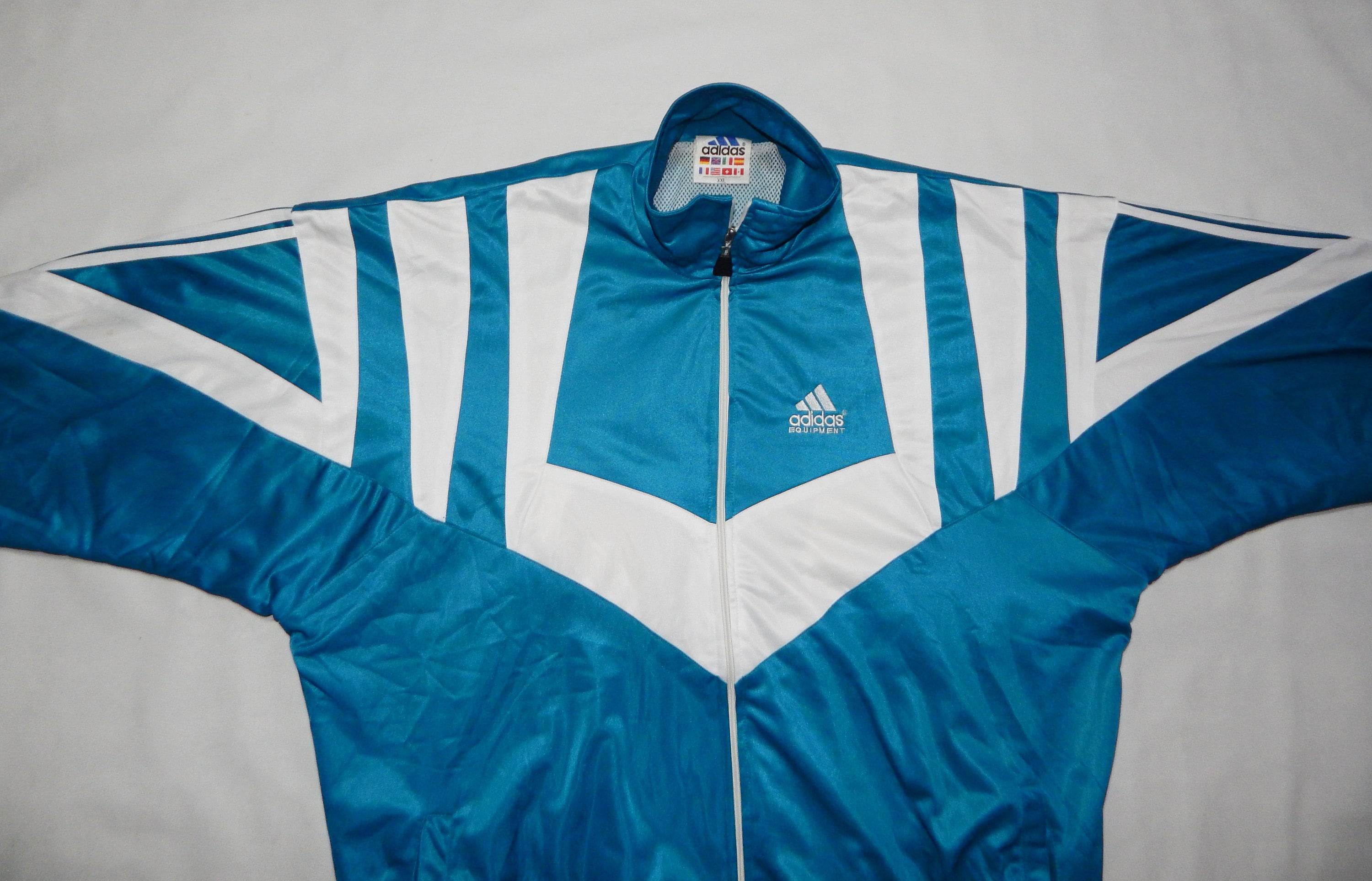 Adidas Vintage 90s Rare Men's Football Training Tracksuit Etsy