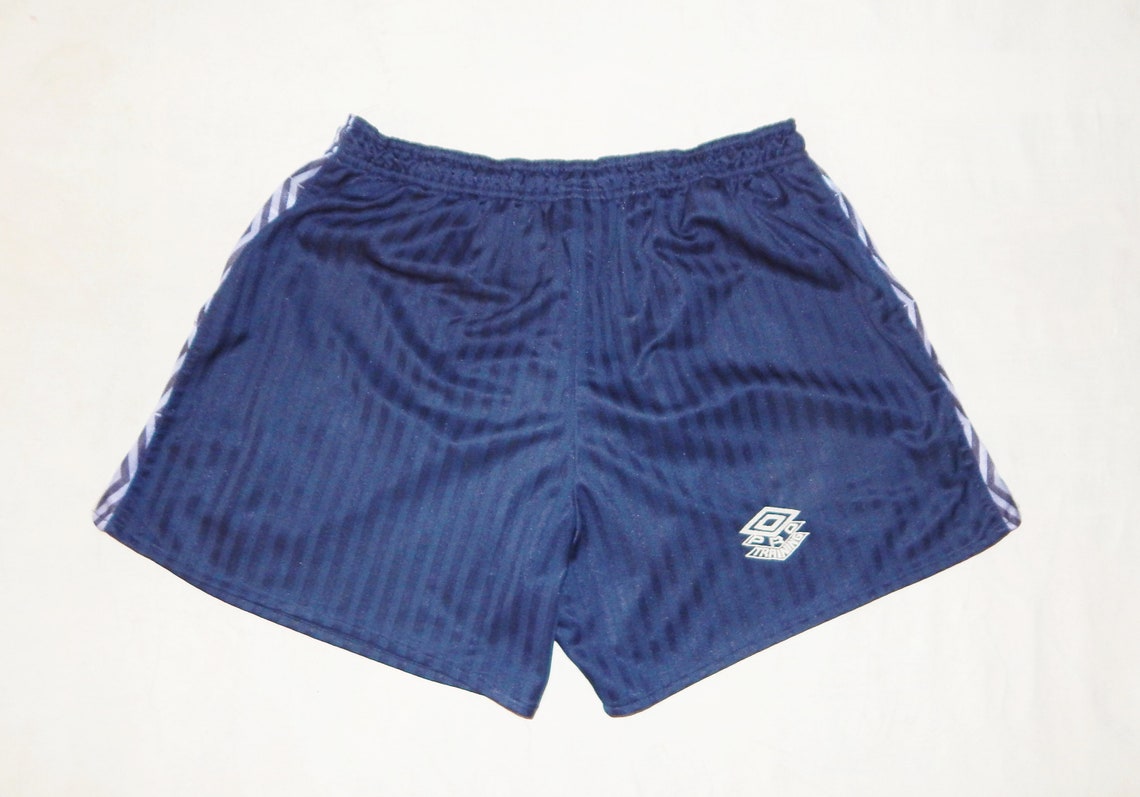 UMBRO Vintage 90s Football Shorts Size XL Adult's Blue Etsy