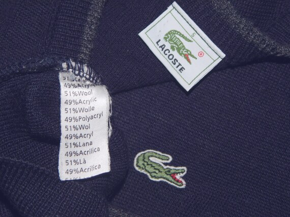 Lacoste Vintage 90s to 2000 Excellent Amazing Men… - image 8