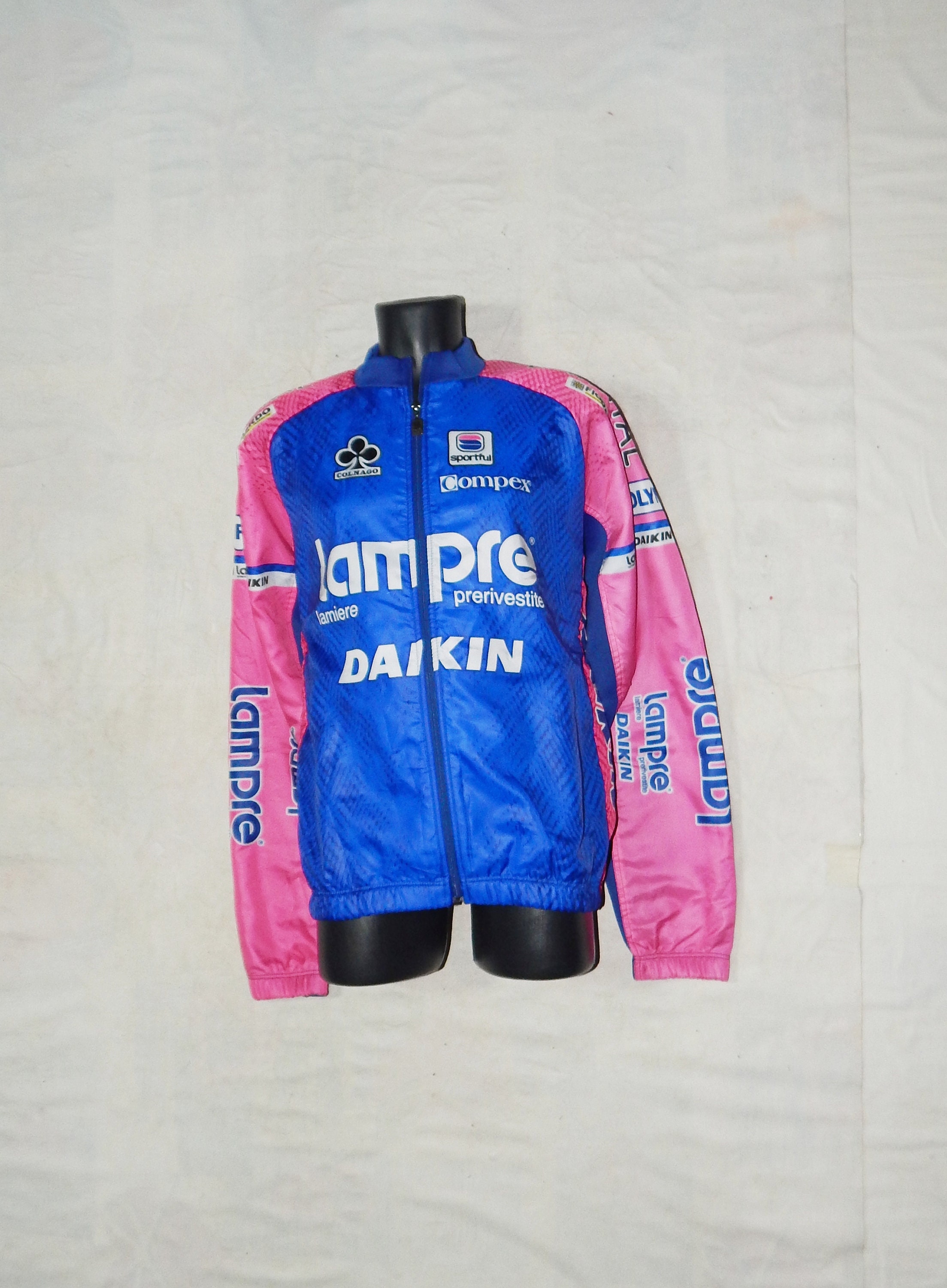 Image of Lampre Daikin Vintage 1999 Adults' Cycling Winter Jacket. Size It-xxl, Eu-xl, Usa L