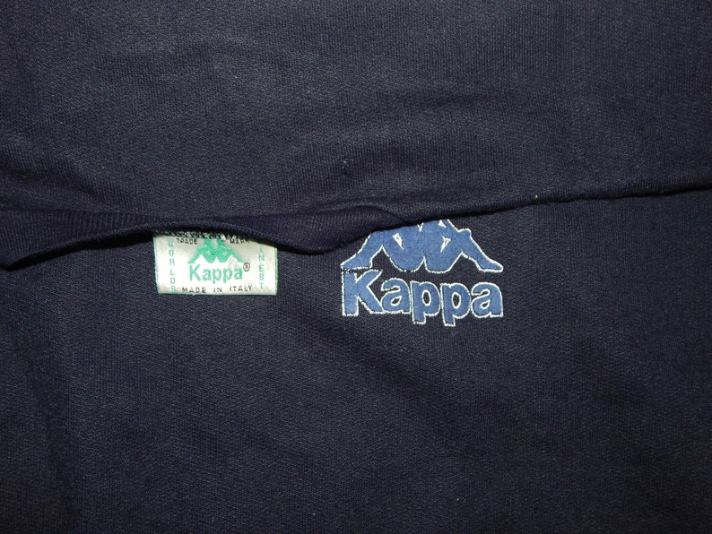 Kappa Label KAPPA Vintage 80s Adults'. Made in Italy Rare Long Sleeve Sweatshirt ...