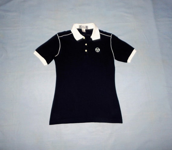 Buy Sergio Tacchini Mcenroe Vintage 80s Men's Tennis Collared