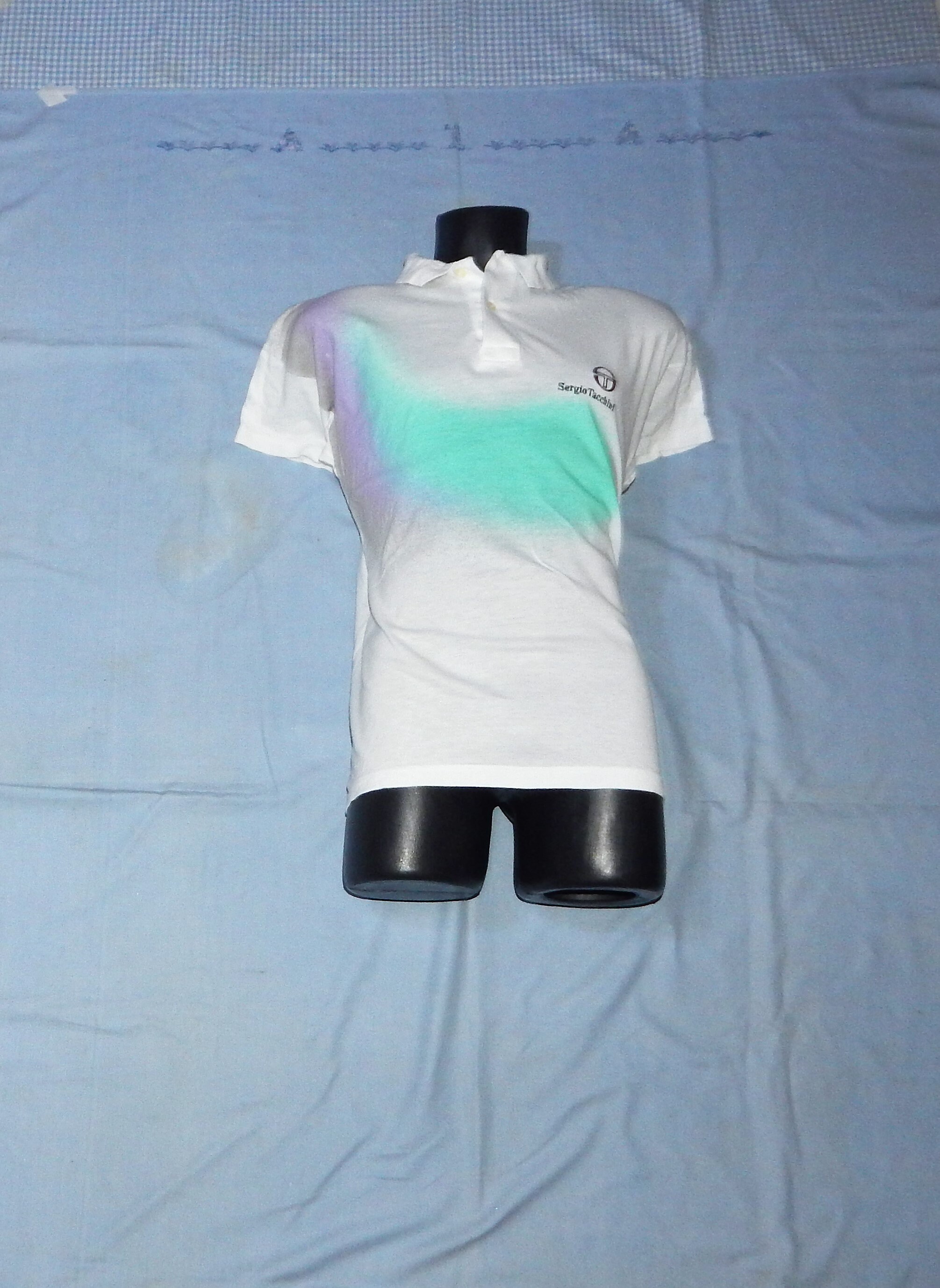 SAMPRAS Sergio Tacchini Vintage 90s Men's Tennis Cotton Polo