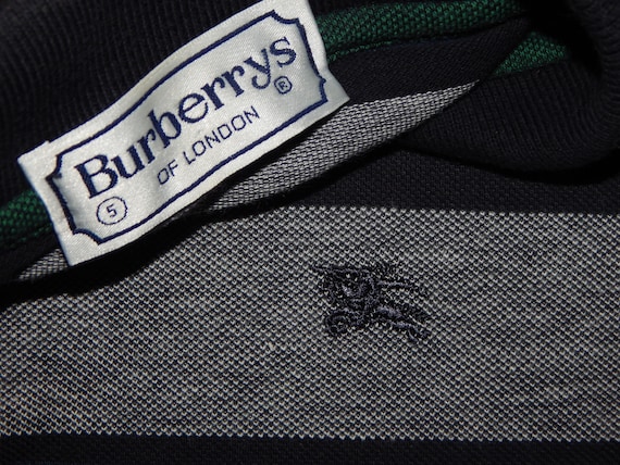 Burberry of London Vintage 80s Rare Men's striped… - image 4