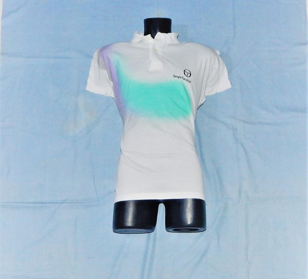 SAMPRAS Sergio Tacchini Vintage 90s Men's Tennis Cotton Polo