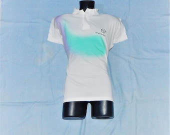 Vintage 90s Sergio Tacchini Pete Sampras Tennis Polo Shirt