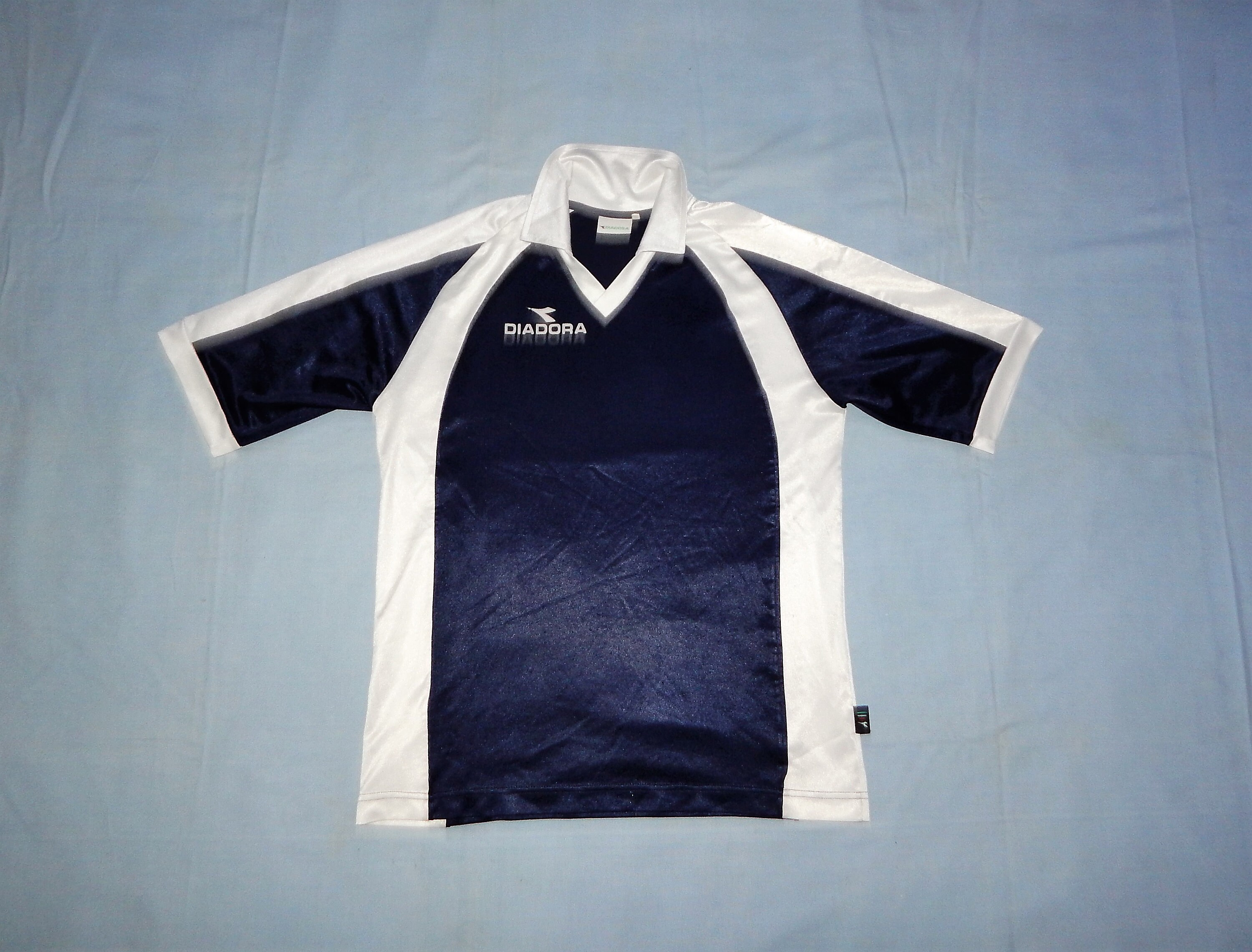 ウェア 90s vintage Diadora Football Shirt Vintage 90s Diadora #9 Football Shirt Short Sleeve Jersey
