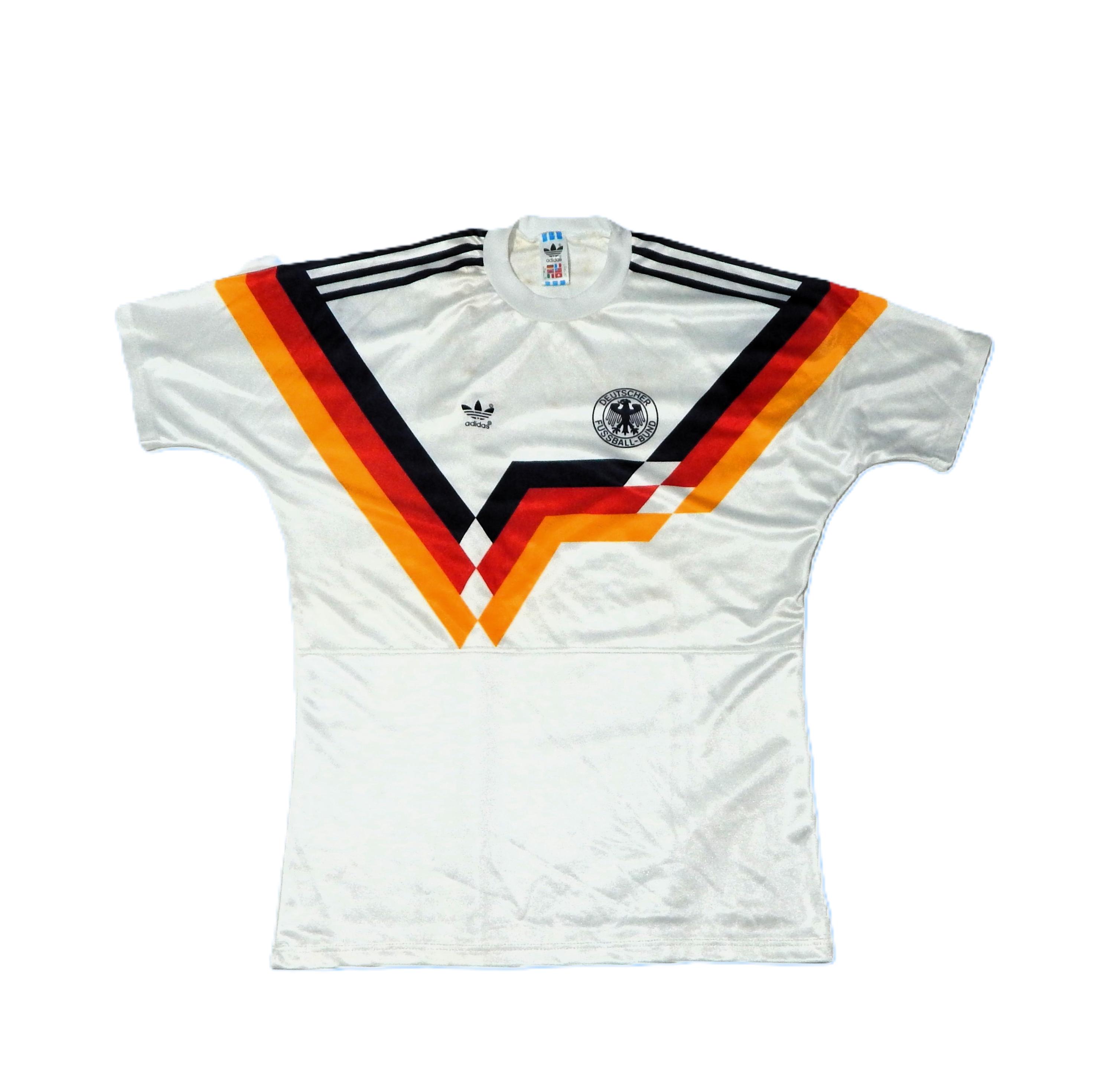 ウェア  90s Germany Soccer Shirt White L Germany 1990 Jersey - Etsy Singapore